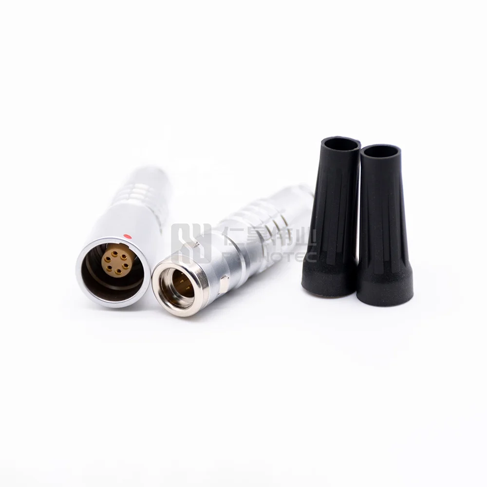 High Quality Circular Waterproof Connector 6 Pin Multipin Push Pull Mating FGG Plug