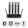 four handheld mics set