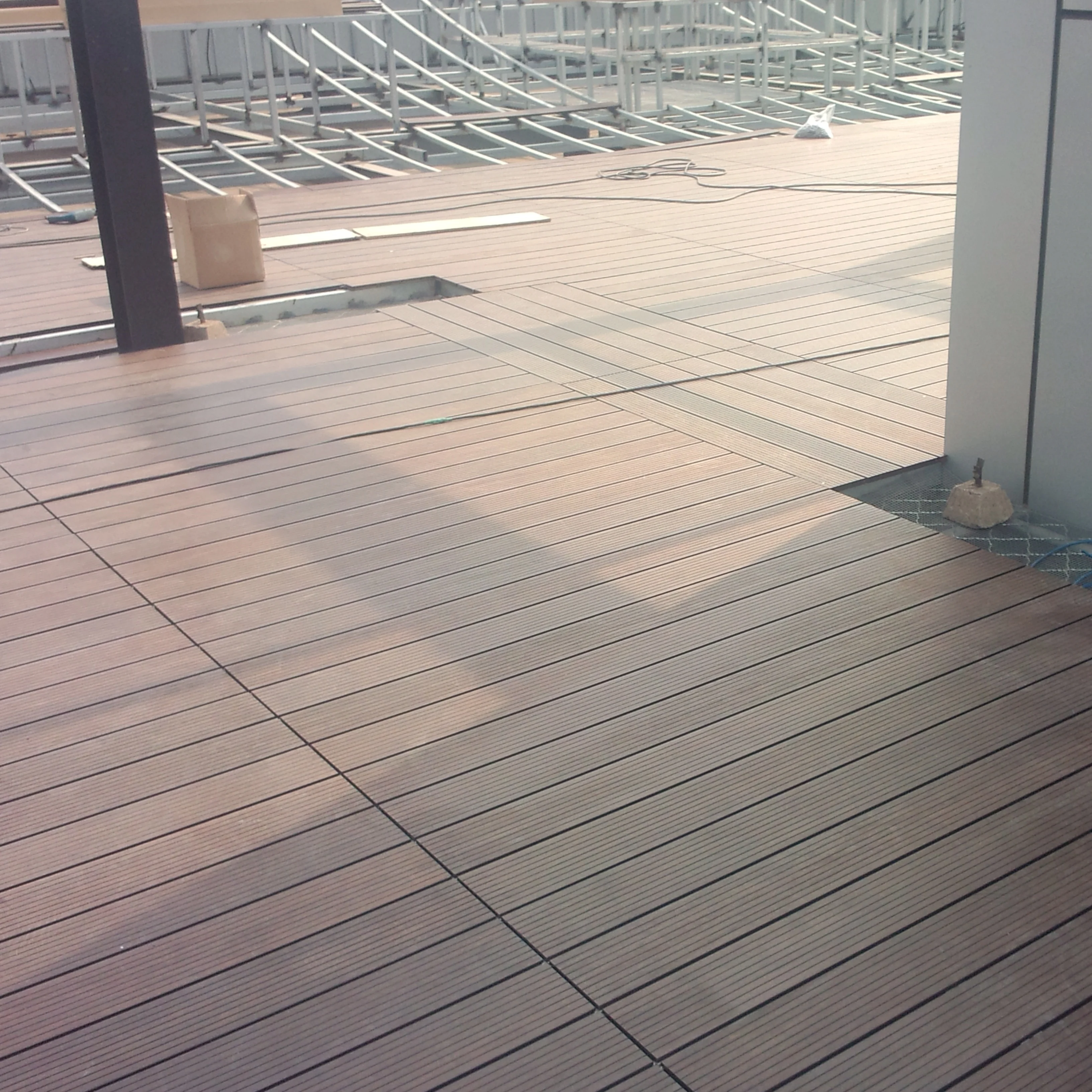 Экологически чистый бамбуковый настил с тиснением карбонизированный композитный наружная смотровая