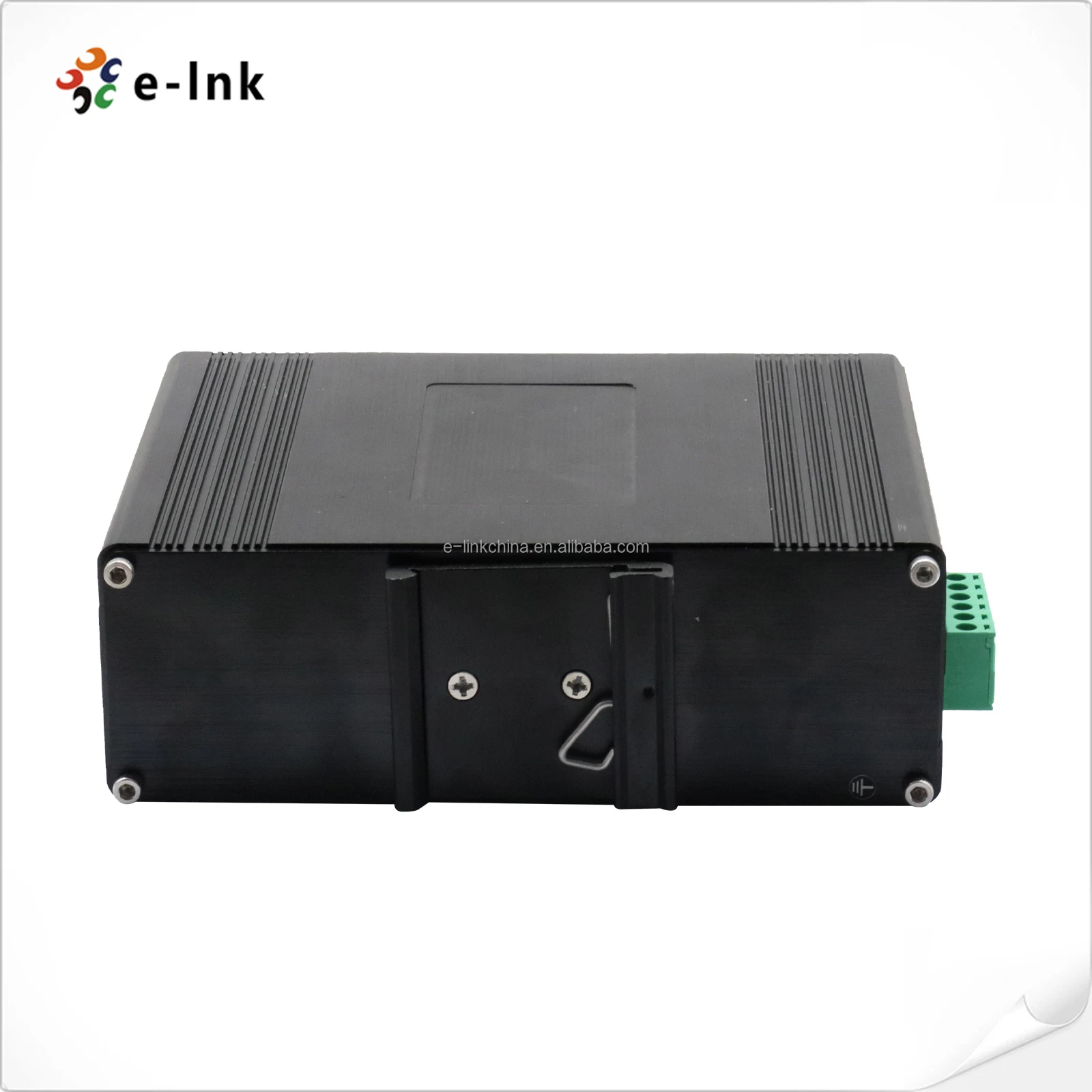 Fiber Converter with LED Screen 1 X 10G SFP to 8 X 10/100/1000M RJ45 Ethernet Din Rail Mounting Network Switch