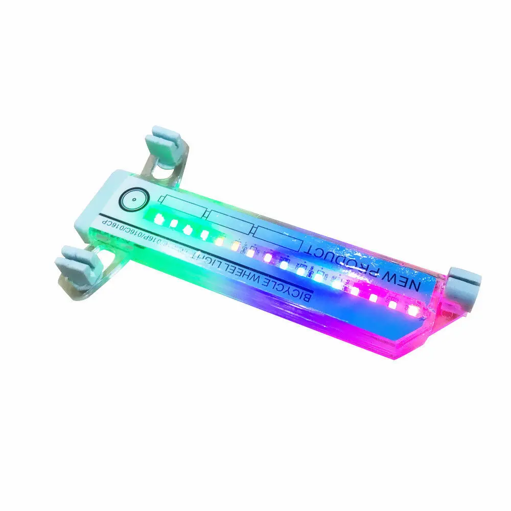 32 LED Patterns Bicycle Wheel Tire Spoke Light Cool Cycling Signal Rim Lights for MTB BMX Road Hybrid Bike