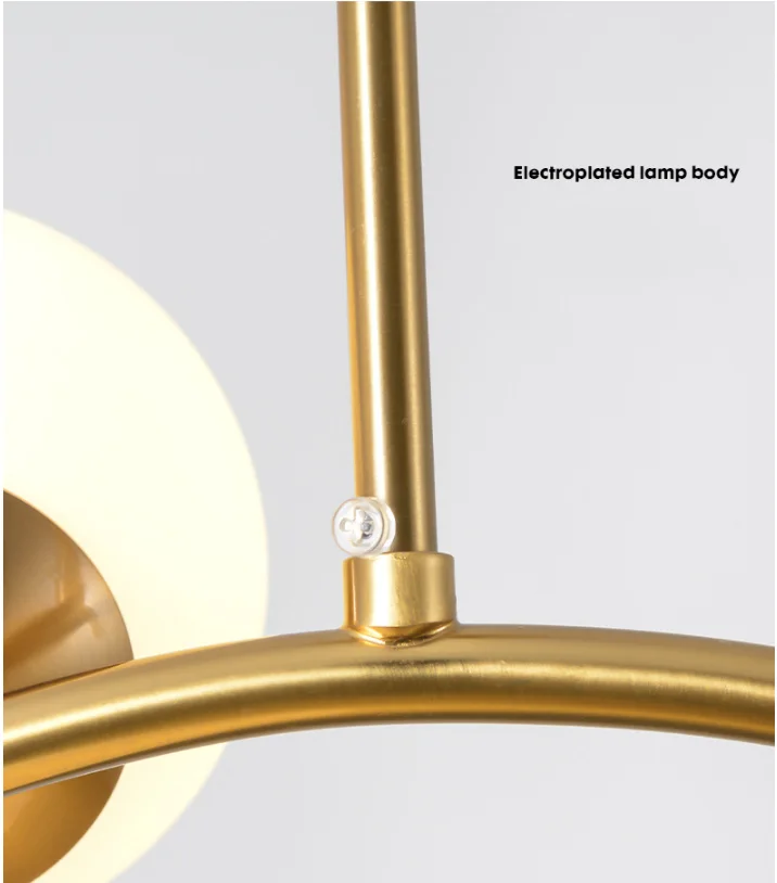 Original Factory Dining New Design pendant Lights 5 heads Lighting Chandeliers Modern Glass Pendant