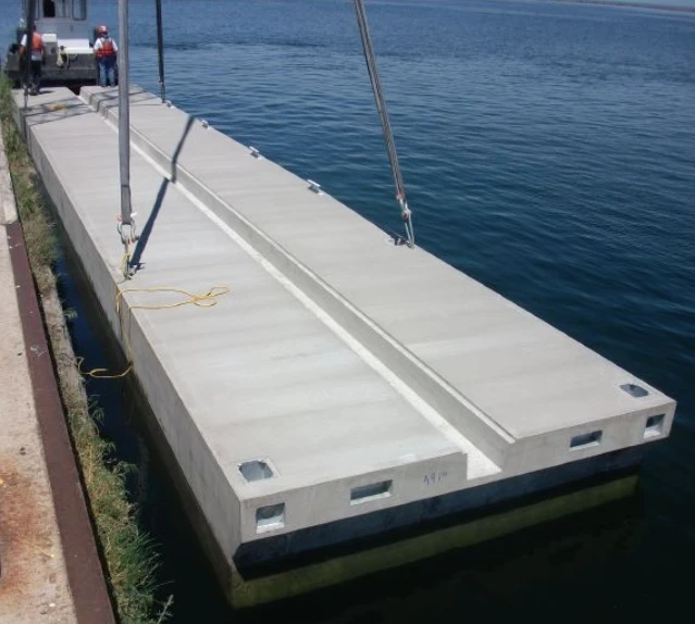 Custom Design Concrete Floating Dock Foam Filled Concrete Floating Dock or Floating Pontoon