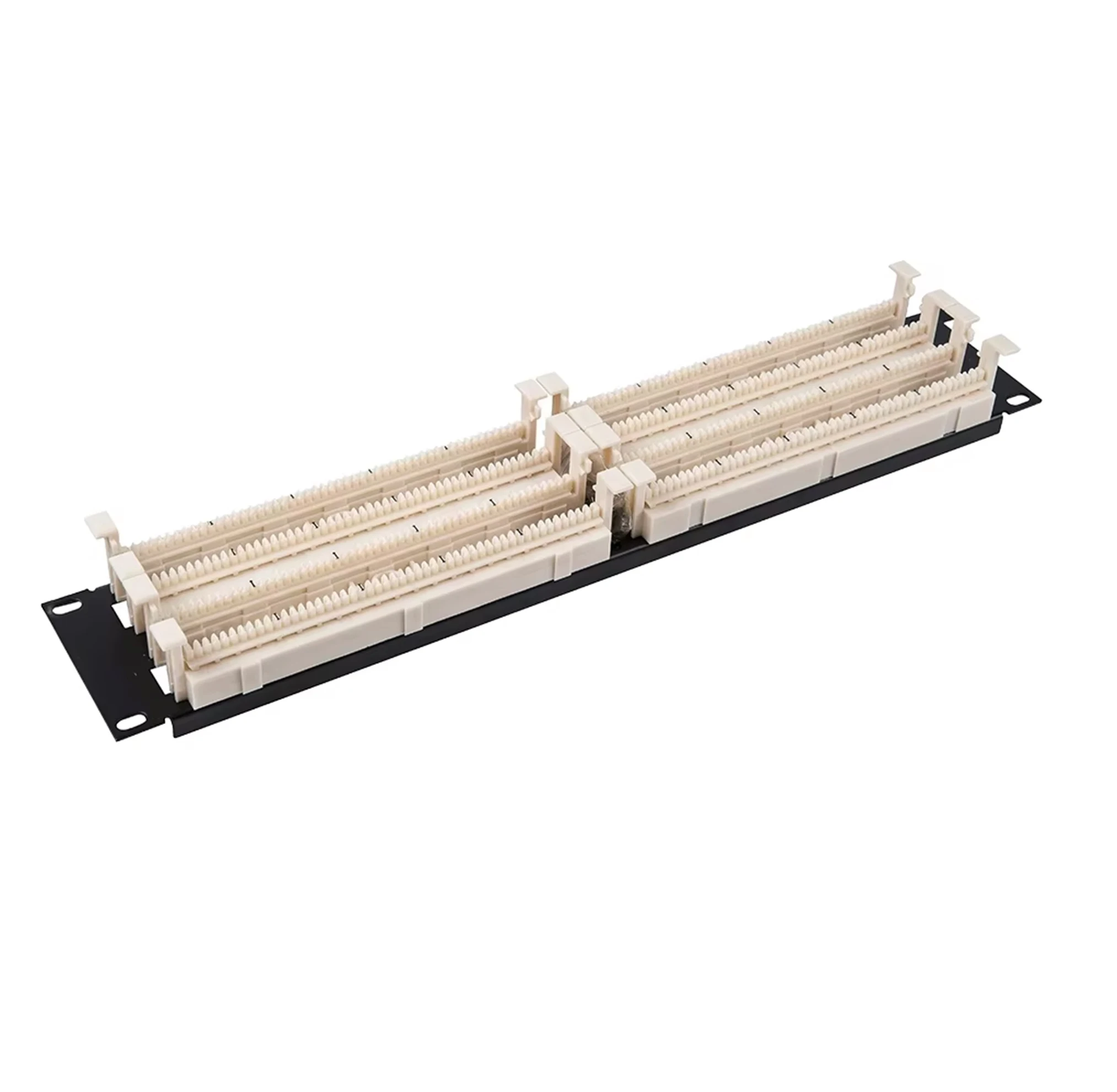 Factory Wholesale Manufacture Price High Density 19" 2U 200-pair 110 Type Patch Panel for Server Racks manufacture
