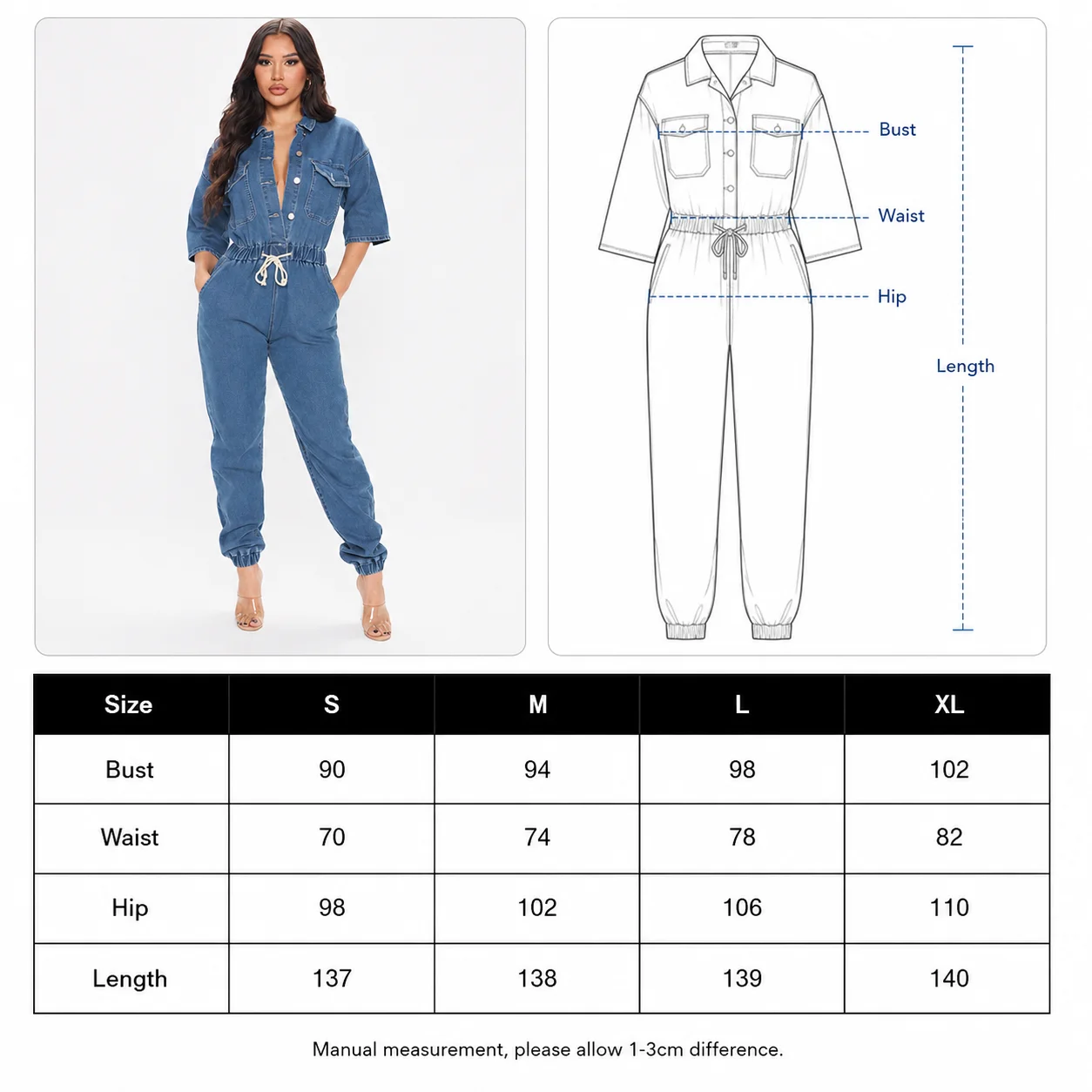 Size measurements