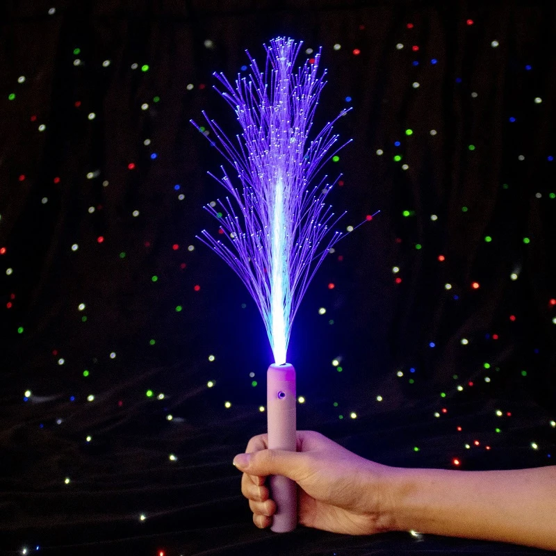 Hochwertige Leuchtende Glasfaserstäbe Led-leuchtstäbe Für Party Hochzeit Weihnachten