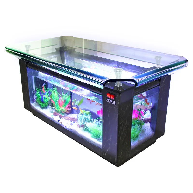 High Quality Rectangular Aquarium Fish Tank for Home Use Featuring