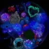 Effet lumineux-lumière UV requise