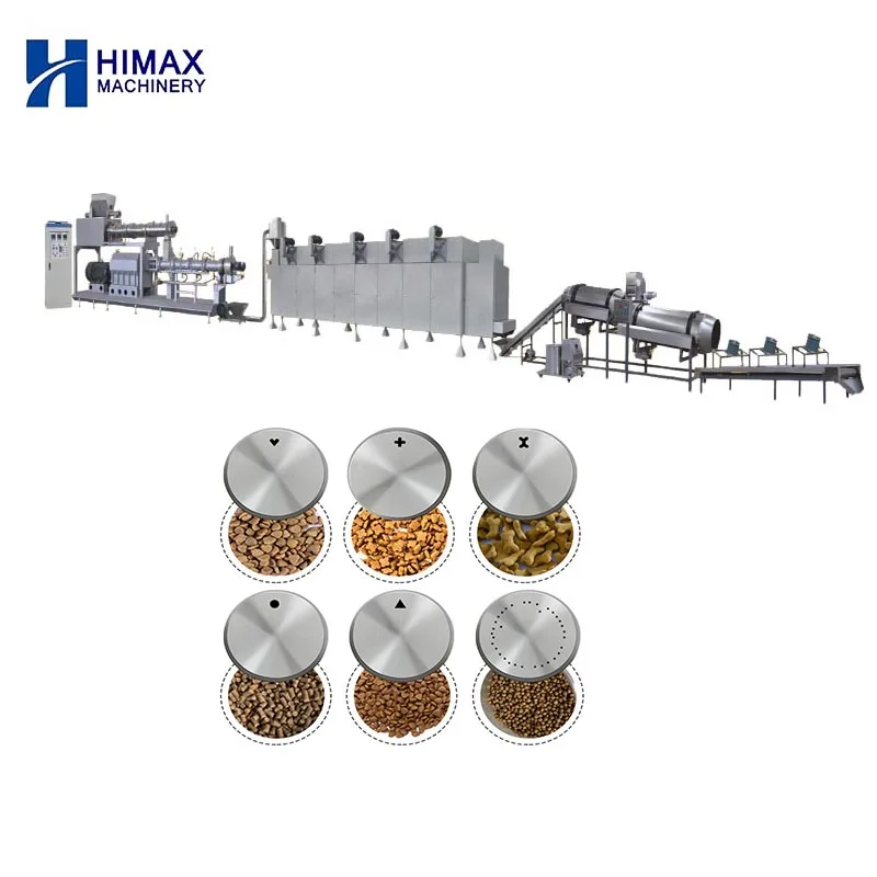 Automatic Dog Food Processing Line Kibble Dog Food Making Machines Dog Food Manufacturing Machine