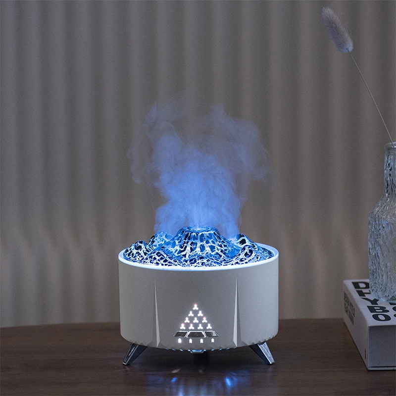 火山炎アロマセラピーディフューザースマートホワイトノイズ