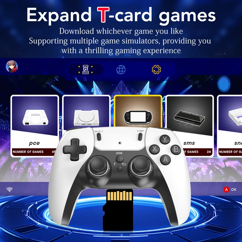 The New HY01 Open Source Handheld Console Portable Retro Arcade Game Nostalgia 3d Android System Handheld HY320 Mini HY300 PRO