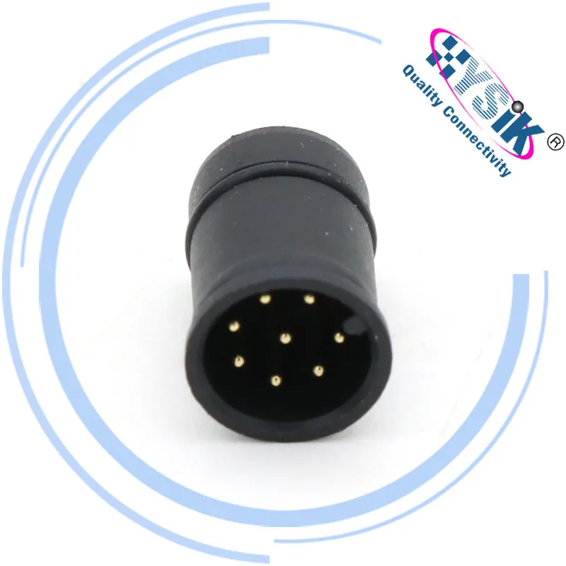 Plug Circular M12 4p Solder Sensor and Actuator Binder 713 4 Pin Connector