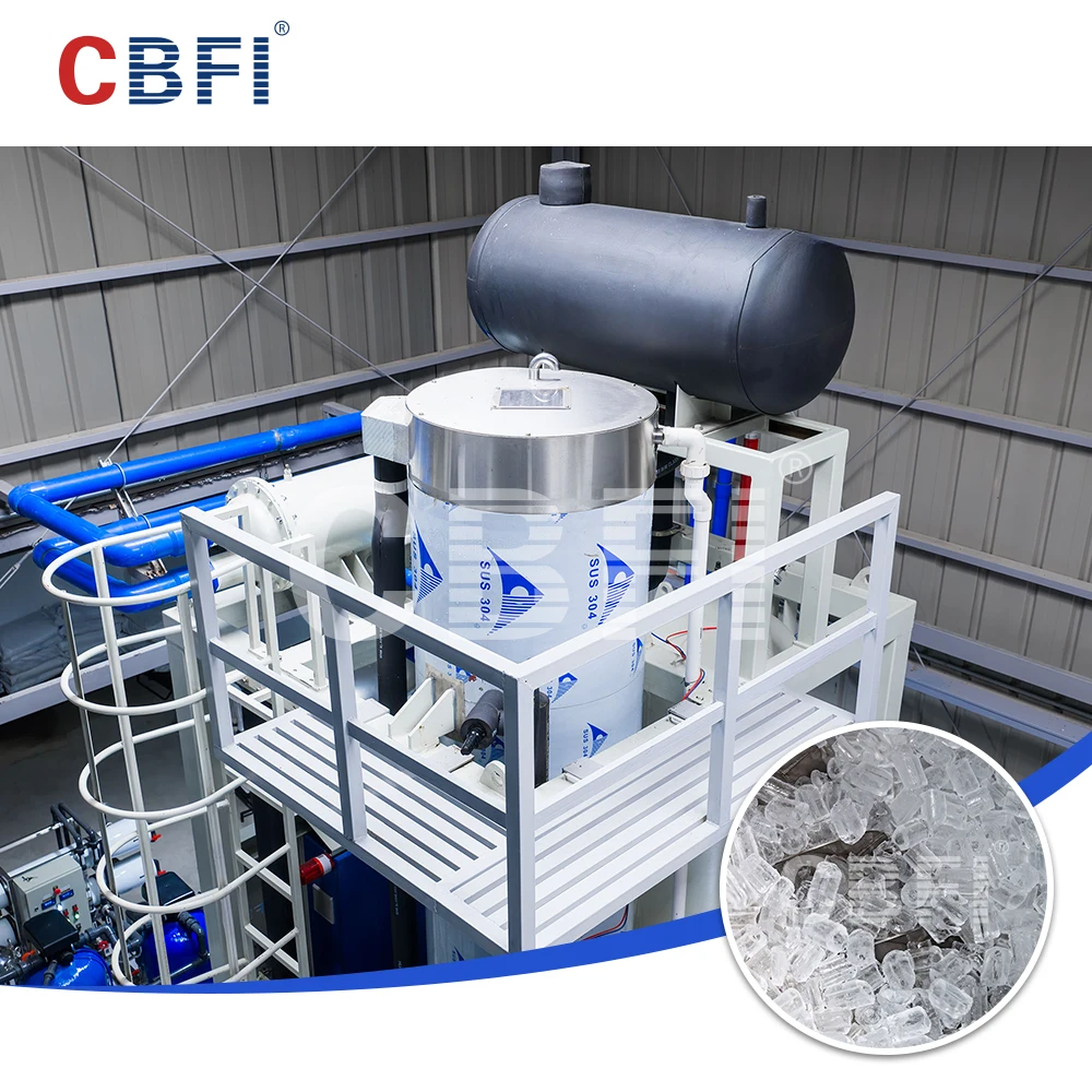 Commercial High Productivity Tube Ice Maker with PLC Control for PLC Motor & Gear for Philippines Italian Myanmar Dubai
