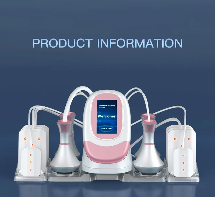 Portable newest 6 in 1 80k cavitation fat removal rf cavitation slimming machine 80k body contouring equipment