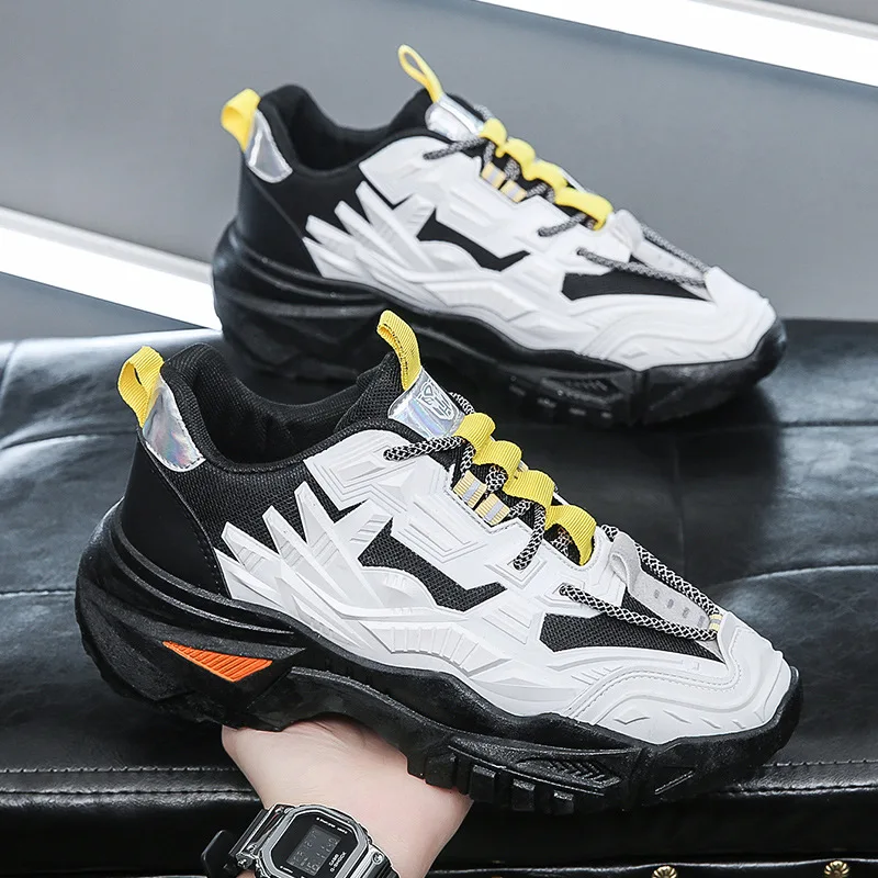 New mecha Transformers sports shoes, trendy shoes, breathable casual men's shoes