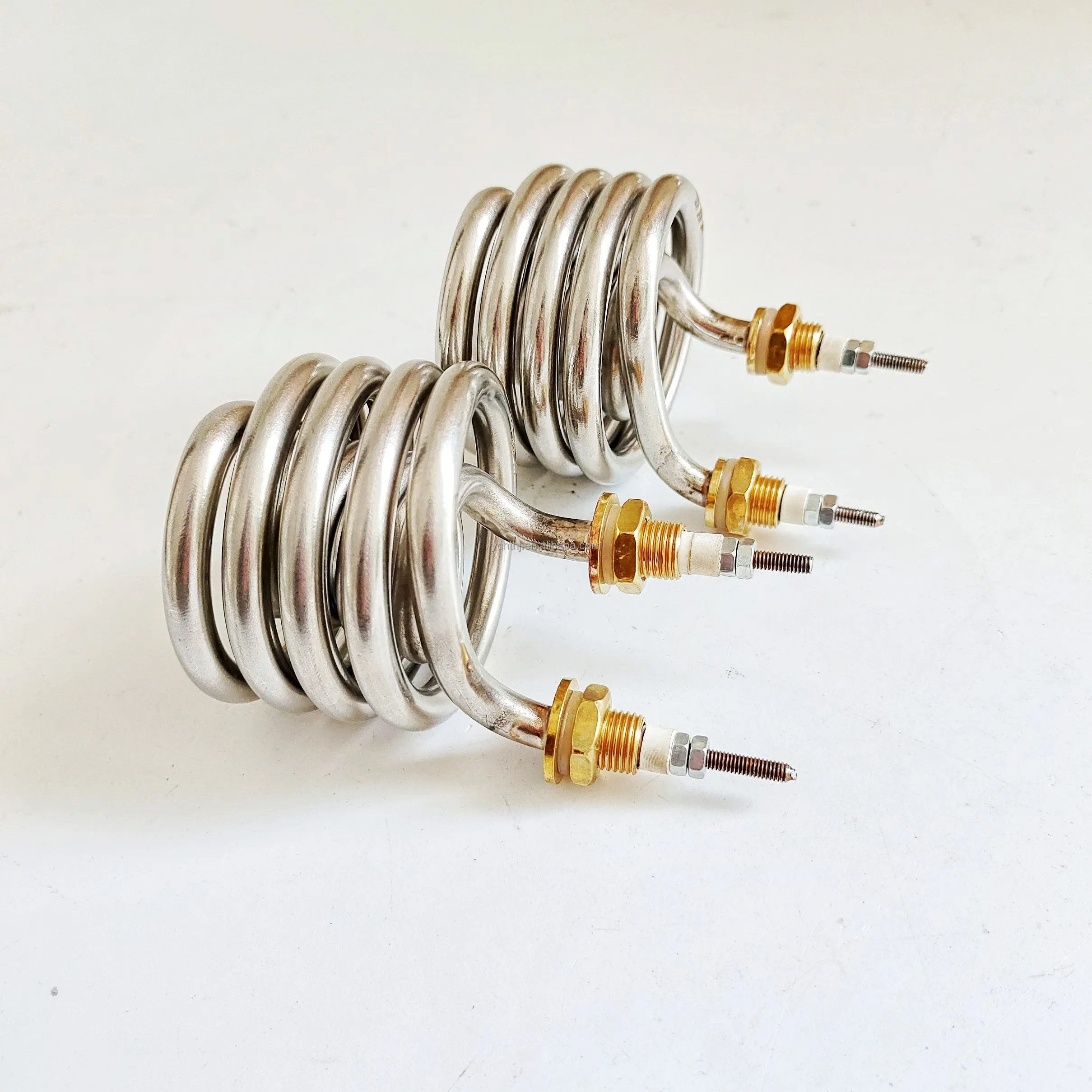 ボイラー用チューブラースパイラルコイルヒーター - 304/316ステンレス 