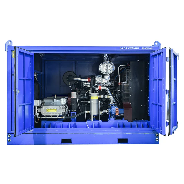 Waterblasting pump unit PW-253-DD diesel engine washing equipment 2800bar