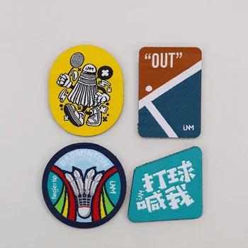 Custom High Density Clothing Woven Label Clothing Shoe Bag Luggage Accessories Shoes Fashion Sustainable