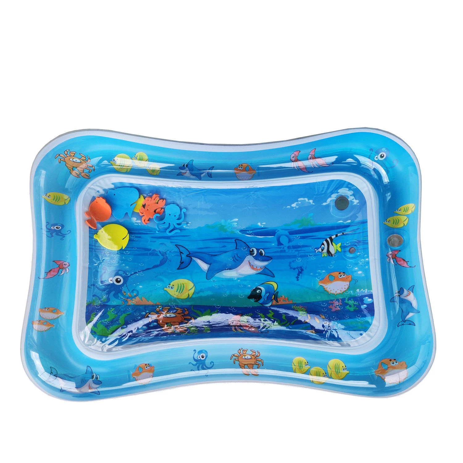 Factory New Design Pvc Water Mat Inflatable Baby Tummy Time Water Play ...