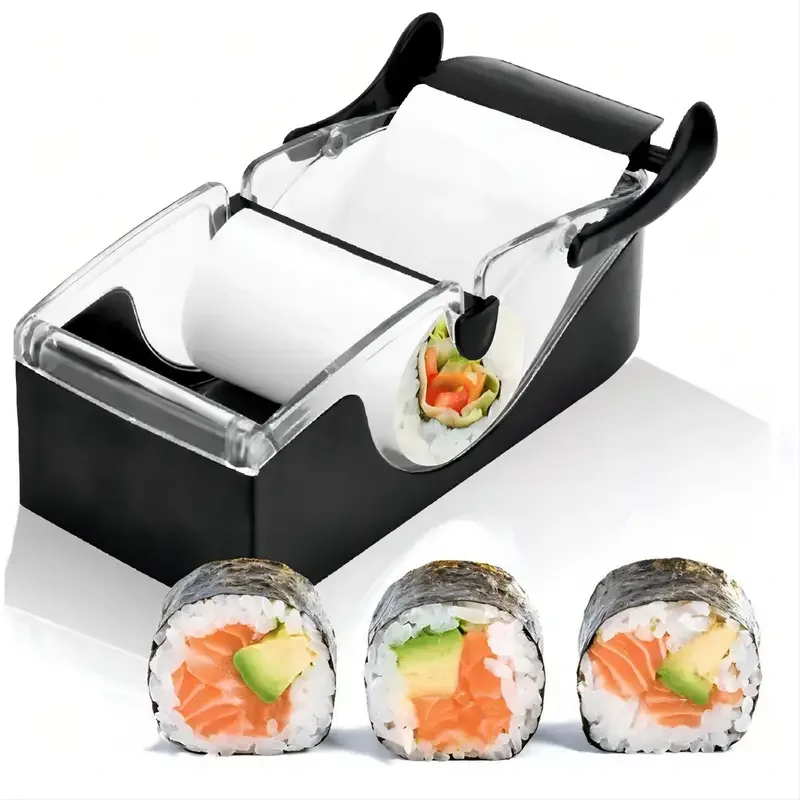 Automatic Sushi Roll Machine Making Kit Equipment DIY Sushi Mold for Beginners Kitchen Accessories Baking Tools