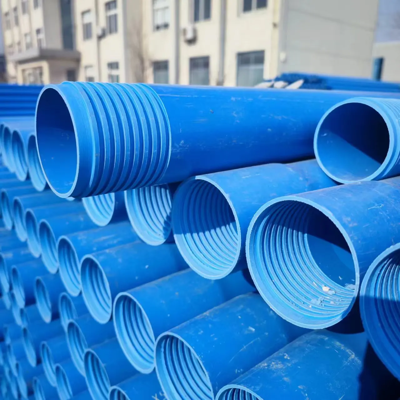 Upvc Blue Water Well Casing/thread Sealed Pvc Pipe Pvc-u Pipe/pvc ...