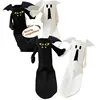 White Ghost Hand-Holding Socks