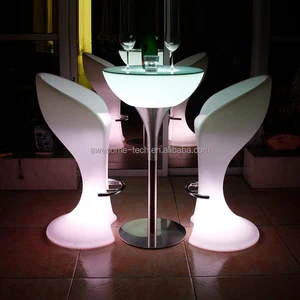 Luminous High Stool Multicolored Bar Furniture for Bedroom School Gym Workshop Hotel Restaurant Bar Club Application