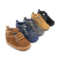 Wholesale Popular Toddler Baby Shoes PU Leather Outdoor Soft Comfortable Baby Prewalker Shoes For Babies