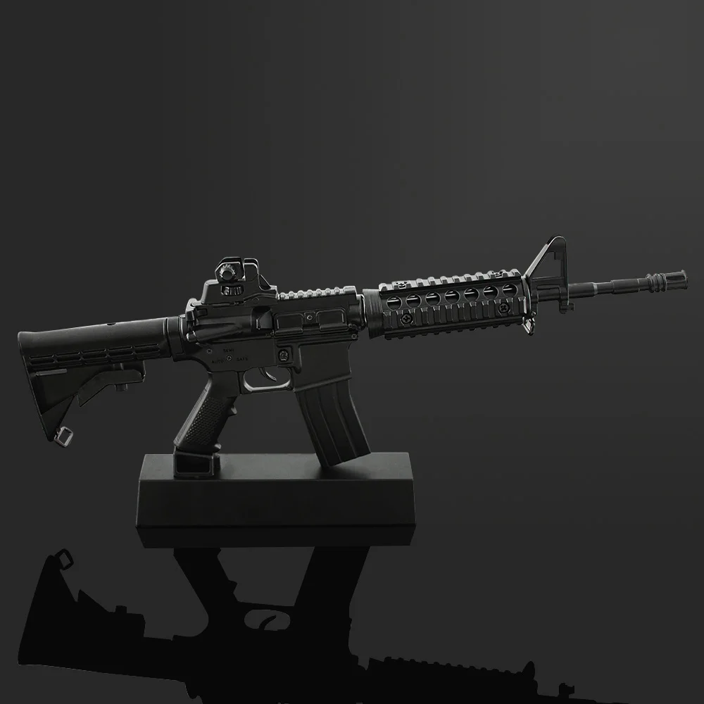 Factory Outlet 1:3 AR15 26cm Model Guns Mini Metal Sniper Rifle Mini Weapons