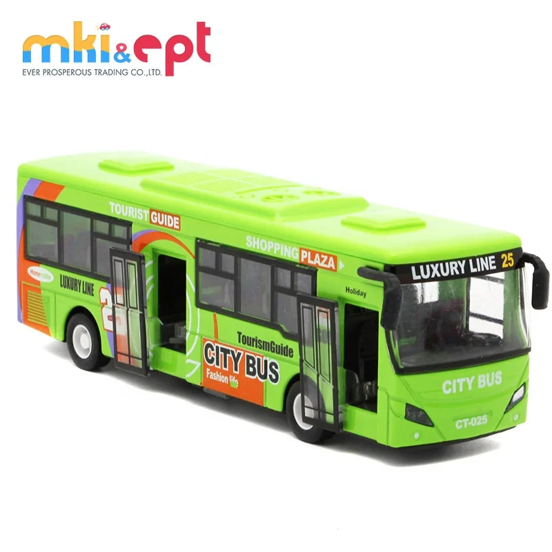 EPT 6 шт. Легкосплавные игрушечные маленькие модели городских автобусов, школьные подарки, автомобили, грузовики, литые игрушки из сплава для мальчиков