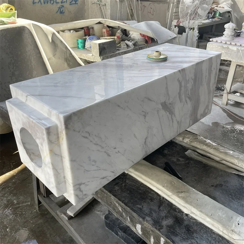 Top Quality Volaka White Marble Column For Villa Hotel Decor Roman Pillar Natural Marble Column For Sale