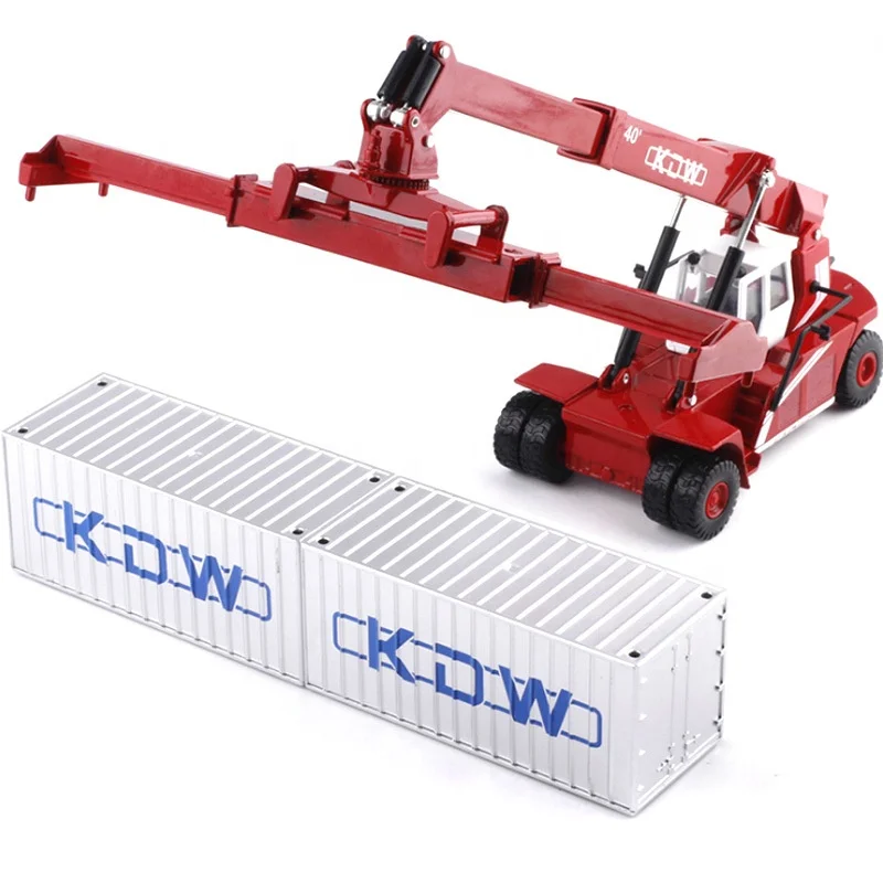 KDW 625036 1/50 Scale Diecast Container Reach Stacker Truck Model