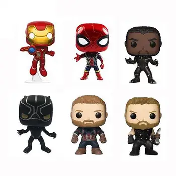 Hot FUNKO POP Spider Man 285# Hero Animation Collection marval kids toys Model Toys PVC Action Figure Toys For Children Gift
