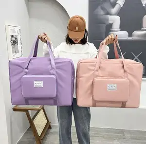 KALANTA Large Capacity Folding WaterProof Handbags Unisex Travel Organizer Bags Women Luggage Travel Packing Travel Bag