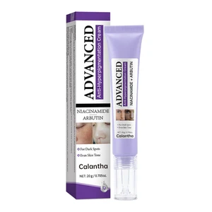 Calantha Niacinamide Whitening Cream 20g for Face Brightening Moisturizing Fades Spots Retinol Vitamin E Arbutin-All Skin Types