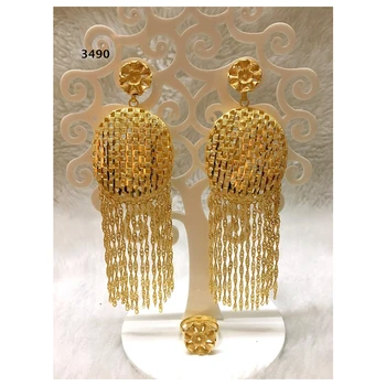 Gold Forming African Earring Collection Traditional Gift Women Jewelry