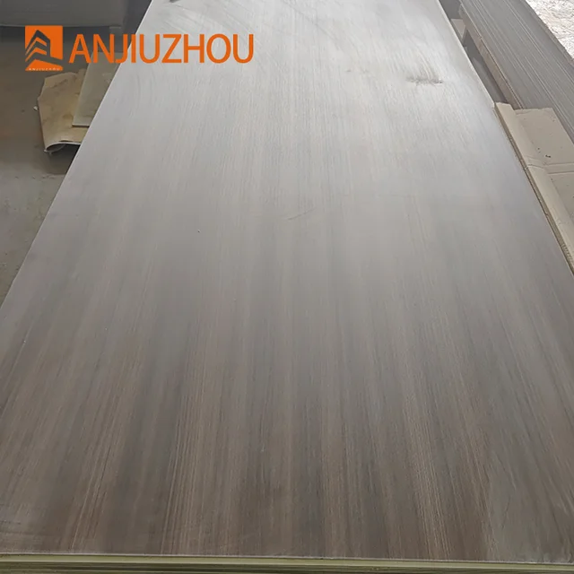 Customizable 1220*2440mm WPC Wall Panel Modern Style Wood Panel for Bedroom Living Room Staircase Gym Decor Waterproof Function