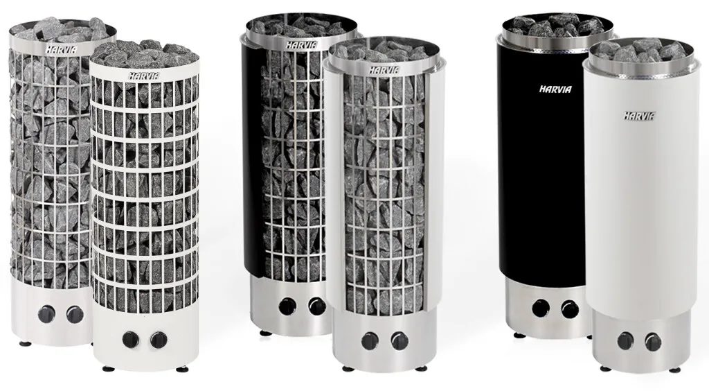 Harvia Cilindro PC70 7KW Modern Portable Dry Steam Sauna Stove for