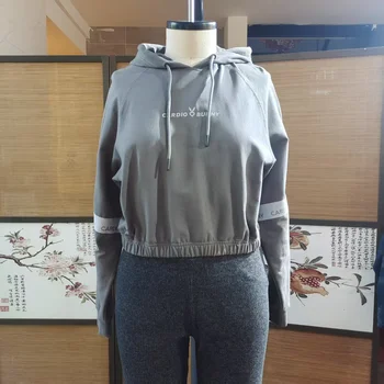 High Quality 100% Cotton Fleece Hoodie for Women Breathable Regular Fit Customized Logo Print ODM Hooded Crop Top Letter