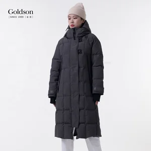Canada Style Thickened Fashionable Long Coat Goose Down Jacket for Women