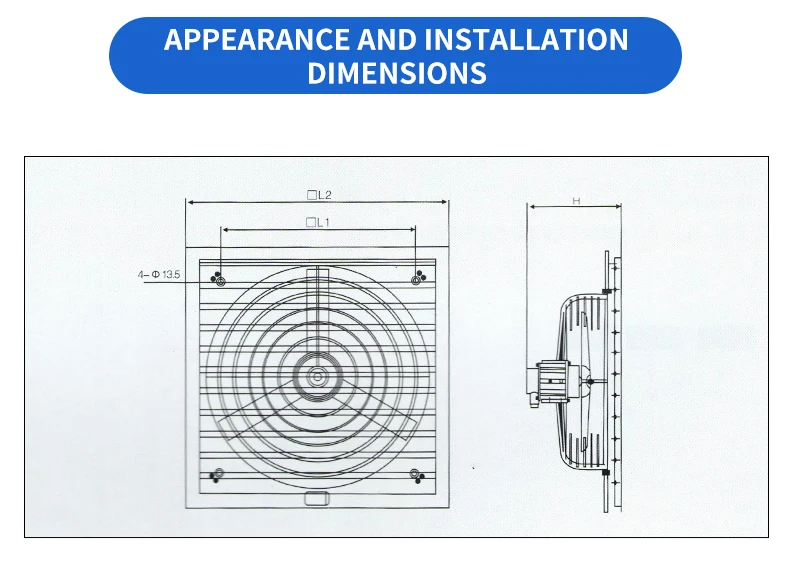 Explosion Proof Ventilation Fan, 12Inch, WaterProof, Axial - detail 6