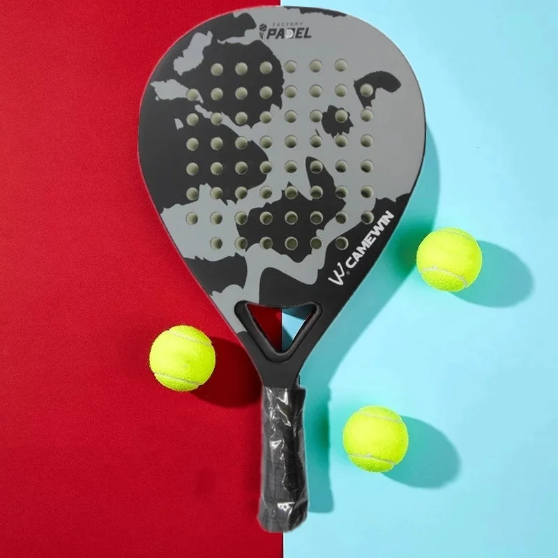 Готовая к отправке Высококачественная теннисная ракетка из углеродного волокна 17 градусов EVA на заказ 50% карбоновая ракетка для тенниса