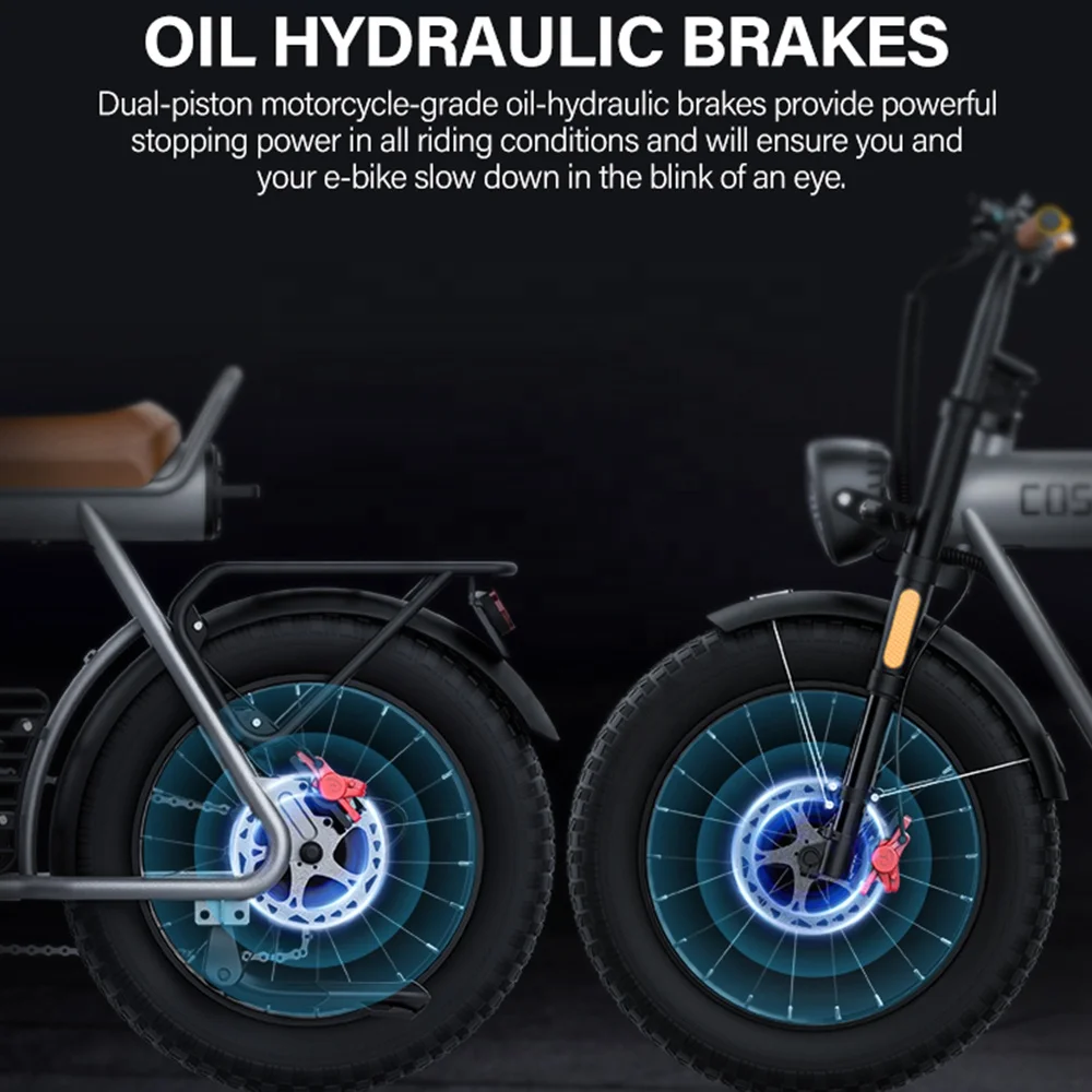 3-Sitzer COSWHEEL CT20 Beliebtes 20-Zoll E-Bike 48V 1500W Liefer