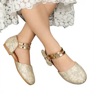 Girls Retro Salsa Dance Shoes Rubber Soft-Soled Latin Dance Shoes Indoor and Outdoor Stage Performance Dance Shoes