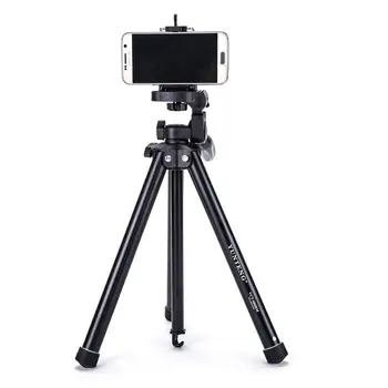 YunTeng VCT-686 Professional Portable Aluminum Tripod With Damping Head Clip, Ideal for Camera Photography. product image