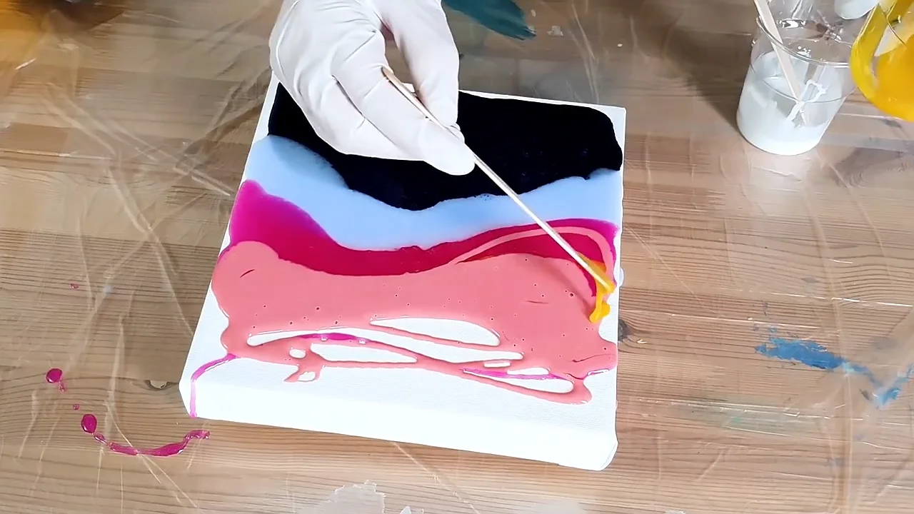 Mtbjzj Wall Coating,Table Top Coating Epoxy Resin Crystal Clear 2