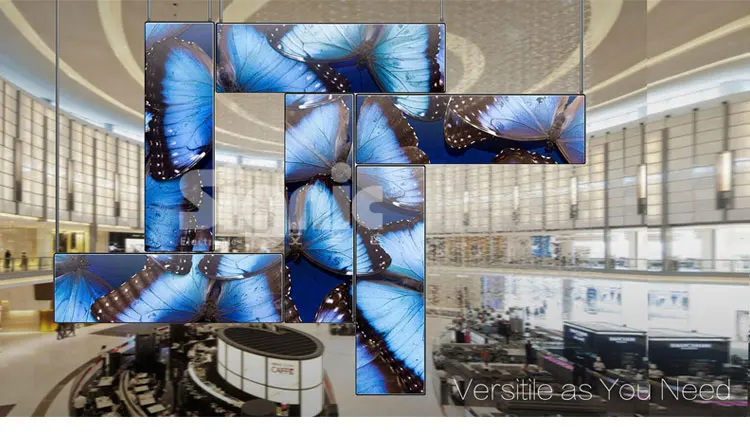 P2 P2.5 P3mm Indoor Outdoor Advertising Full Color Flexible Installation Billboard Floor Standing LED Poster Screen for
