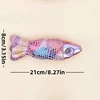 Purple glittering fish