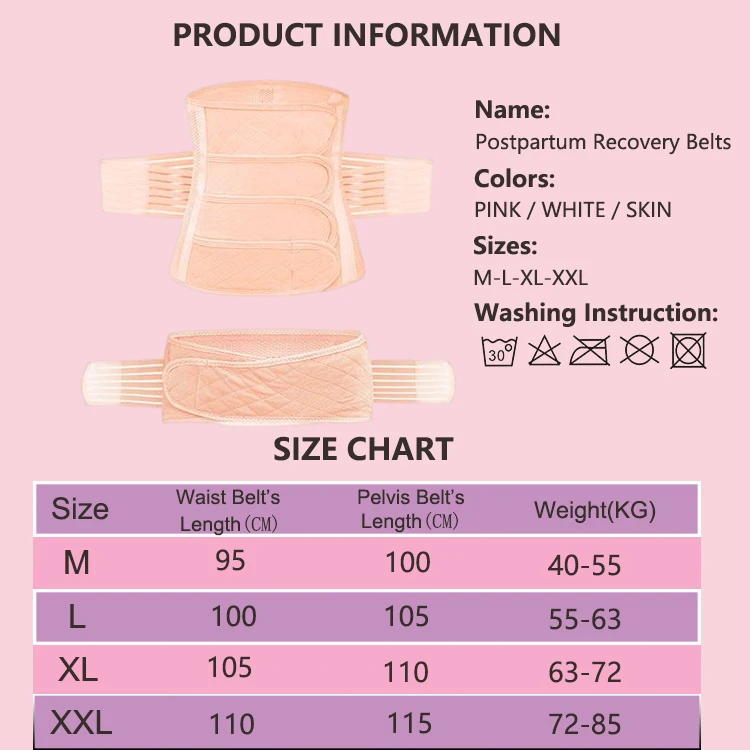 4 Strap Postpartum Belts Pregnant Belly Support Belts Medical Surgery