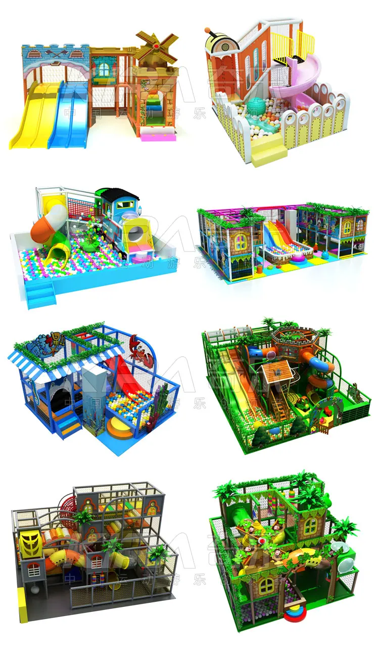 Factory Custom Children Plastic Indoor Play Ground Theme Park Soft ...